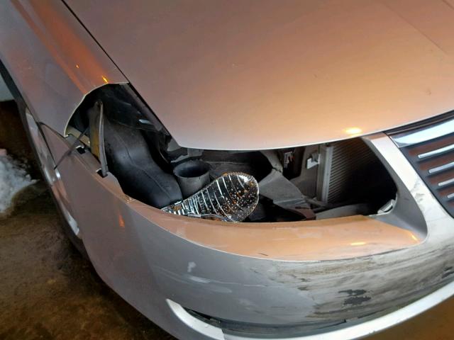 1G8AJ55FX6Z119376 - 2006 SATURN ION LEVEL SILVER photo 9