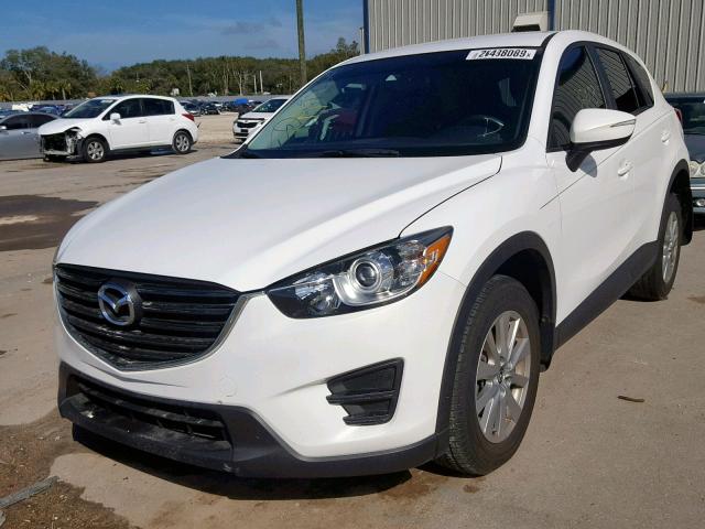 JM3KE2BYXG0661044 - 2016 MAZDA CX-5 SPORT WHITE photo 2