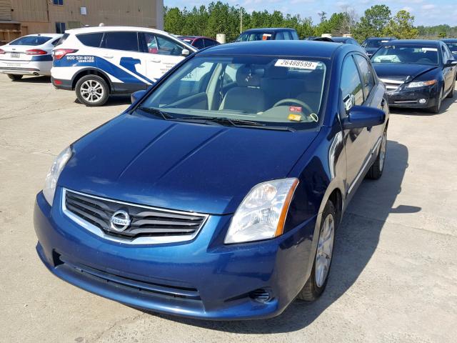 3N1AB6AP6CL709331 - 2012 NISSAN SENTRA 2.0 BLUE photo 2