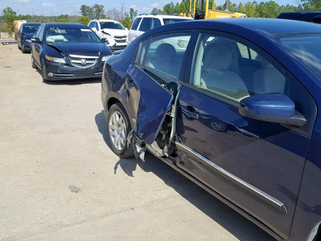 3N1AB6AP6CL709331 - 2012 NISSAN SENTRA 2.0 BLUE photo 9