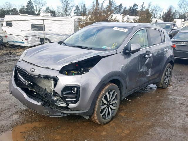 KNDPNCAC5H7146360 - 2017 KIA SPORTAGE E SILVER photo 2