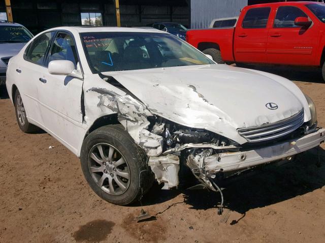 JTHBF30G730147683 - 2003 LEXUS ES 300 WHITE photo 1