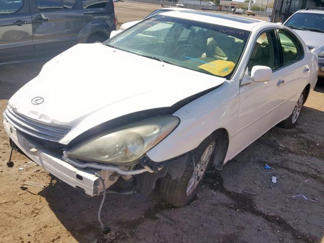 JTHBF30G730147683 - 2003 LEXUS ES 300 WHITE photo 2