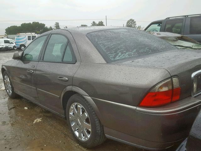 1LNHM87A53Y646835 - 2003 LINCOLN LS BROWN photo 3