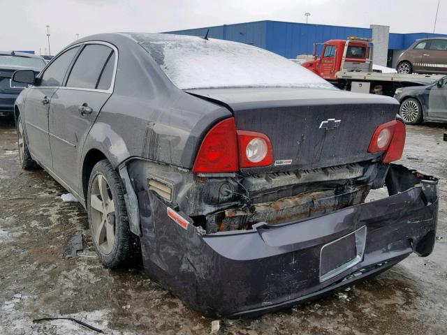 1G1ZC5E19BF251296 - 2011 CHEVROLET MALIBU 1LT GRAY photo 3