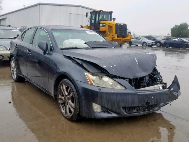 JTHBK262165024065 - 2006 LEXUS IS 250 GRAY photo 1