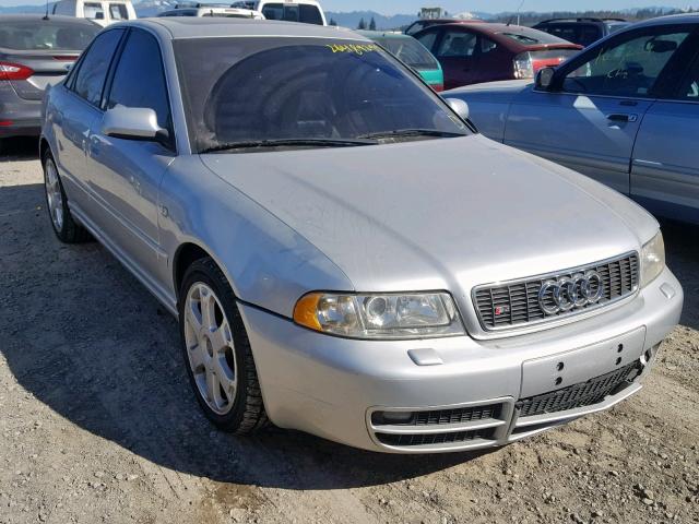 WAURD68DX1A126199 - 2001 AUDI S4 2.7 QUA SILVER photo 1