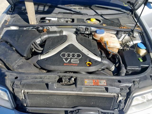 WAURD68DX1A126199 - 2001 AUDI S4 2.7 QUA SILVER photo 7