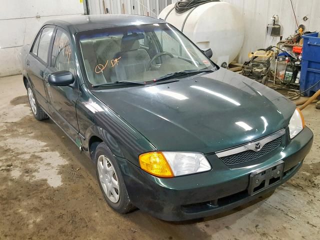 JM1BJ2228Y0253496 - 2000 MAZDA PROTEGE DX GREEN photo 1