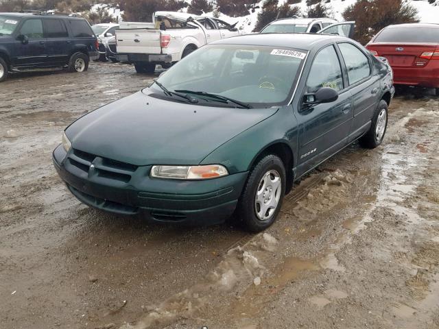 1B3EJ46X4WN311670 - 1998 DODGE STRATUS GREEN photo 2