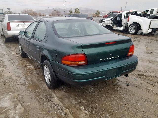 1B3EJ46X4WN311670 - 1998 DODGE STRATUS GREEN photo 3