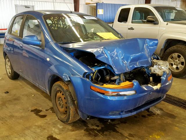 KL1TD66666B534673 - 2006 CHEVROLET AVEO BASE ლურჯი ფოტო 1