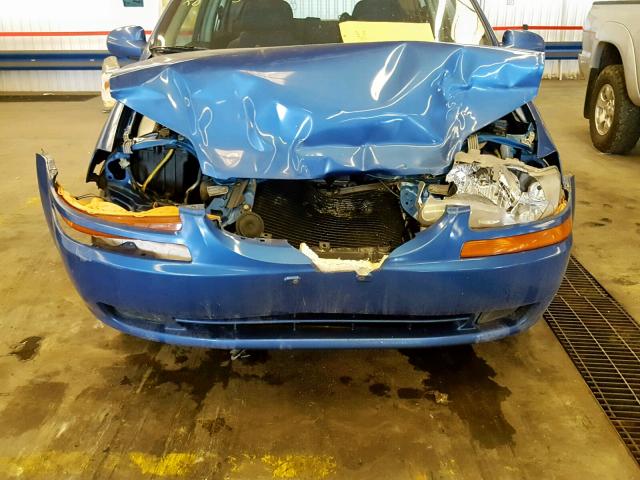 KL1TD66666B534673 - 2006 CHEVROLET AVEO BASE ლურჯი ფოტო 9