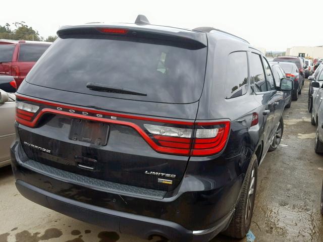 1C4RDHDG4EC427981 - 2014 DODGE DURANGO LI BLACK photo 4