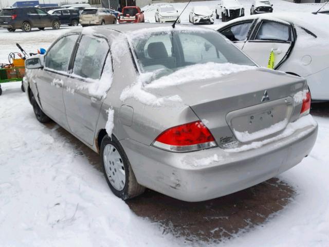 JA3AJ26E96U035149 - 2006 MITSUBISHI LANCER ES SILVER photo 3