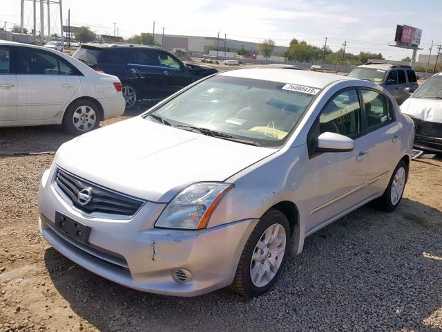 3N1AB6AP8AL714480 - 2010 NISSAN SENTRA 2.0 SILVER photo 2