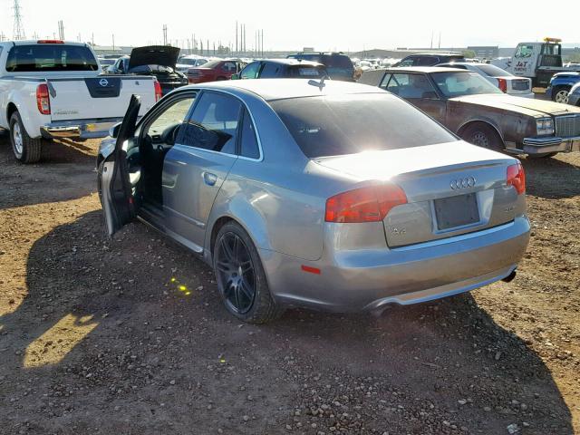 WAUEF78E26A253981 - 2006 AUDI A4 S-LINE GRAY photo 3