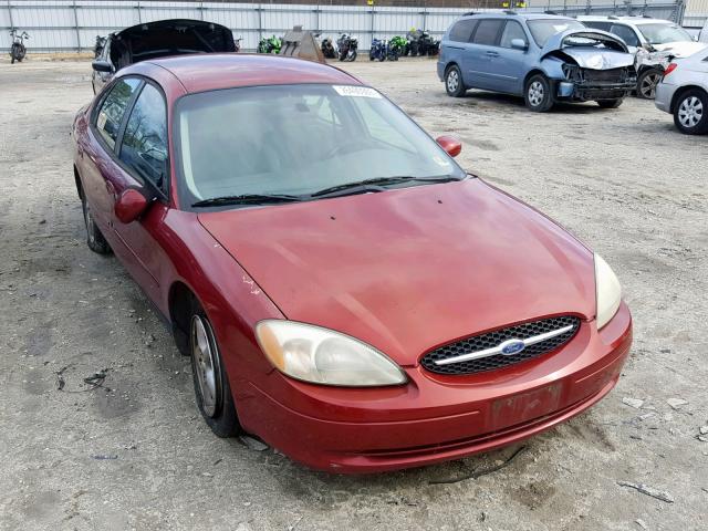 1FAFP55U82A163884 - 2002 FORD TAURUS SES RED photo 1