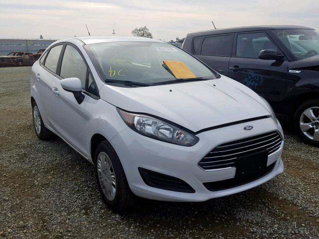 3FADP4AJ6KM101836 - 2019 FORD FIESTA S WHITE photo 1