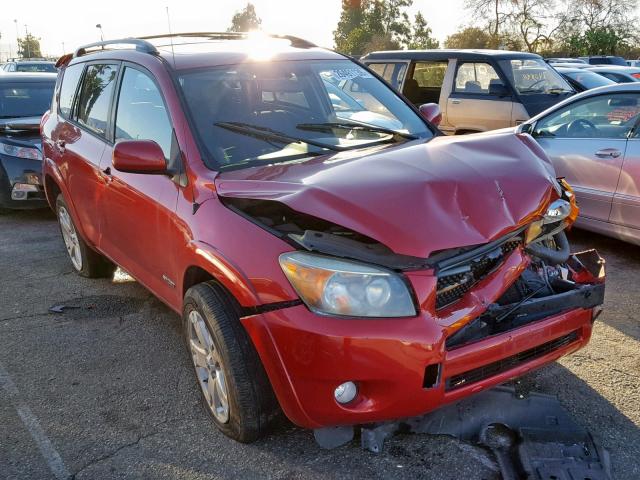 JTMZD32V165023305 - 2006 TOYOTA RAV4 SPORT RED photo 1