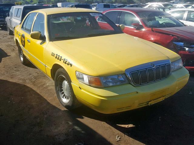 2MEFM75W91X667820 - 2001 MERCURY GRAND MARQ YELLOW photo 1