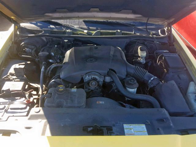 2MEFM75W91X667820 - 2001 MERCURY GRAND MARQ YELLOW photo 7