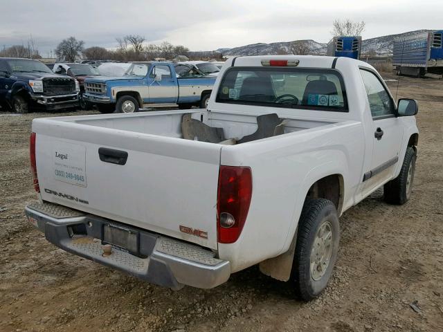 1GTDT149388180093 - 2008 GMC CANYON WHITE photo 4