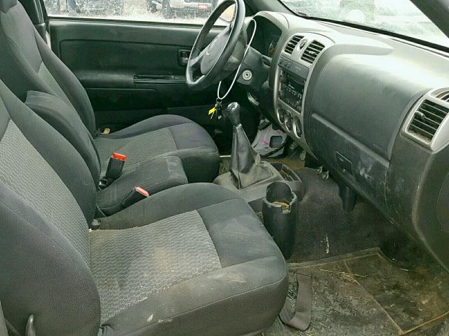 1GTDT149388180093 - 2008 GMC CANYON WHITE photo 5