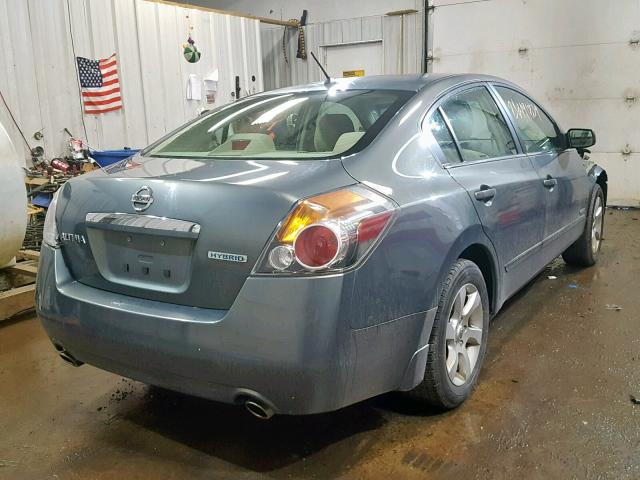 1N4CL21E99C182888 - 2009 NISSAN ALTIMA HYB GRAY photo 4