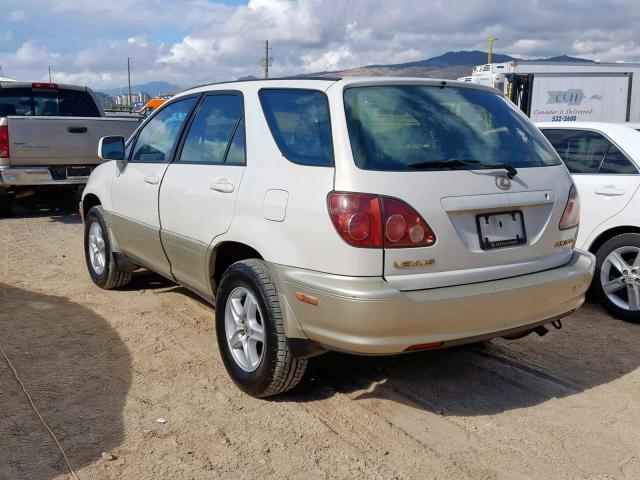 JT6GF10U5Y0045394 - 2000 LEXUS RX 300 WHITE photo 3