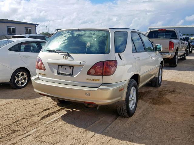 JT6GF10U5Y0045394 - 2000 LEXUS RX 300 WHITE photo 4