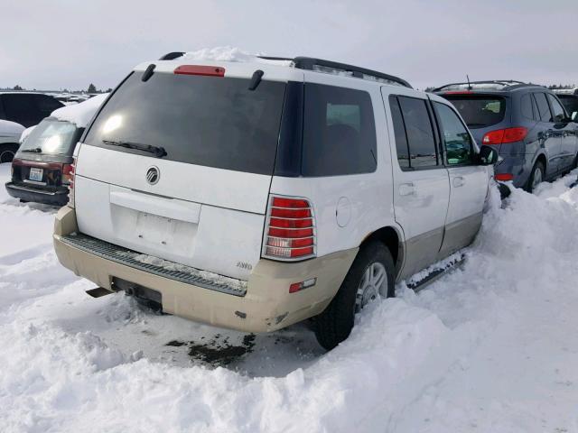 4M2ZU86K84ZJ50730 - 2004 MERCURY MOUNTAINEE WHITE photo 4