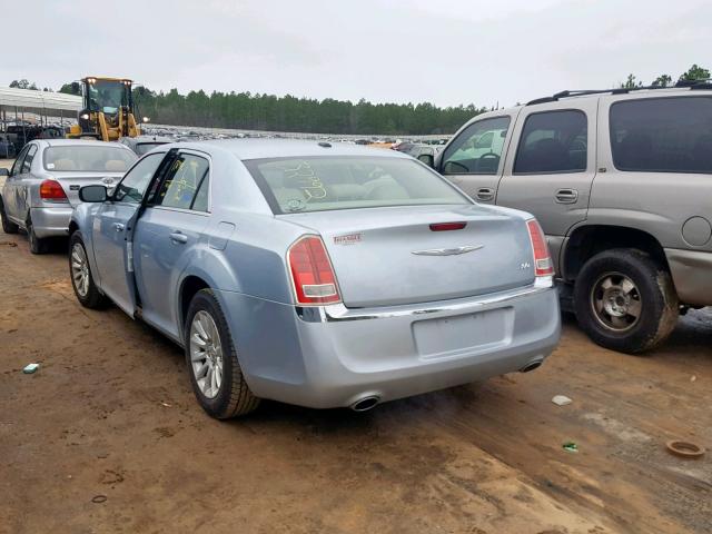 2C3CCAAG5DH598985 - 2013 CHRYSLER 300 BLUE photo 3