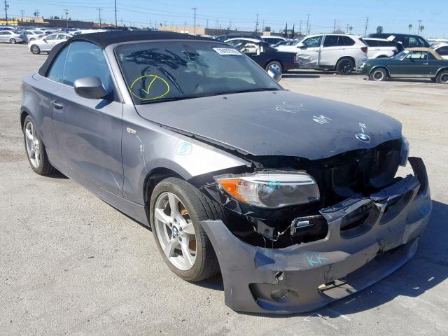 WBAUN1C59CVR00447 - 2012 BMW 128 I GRAY photo 1