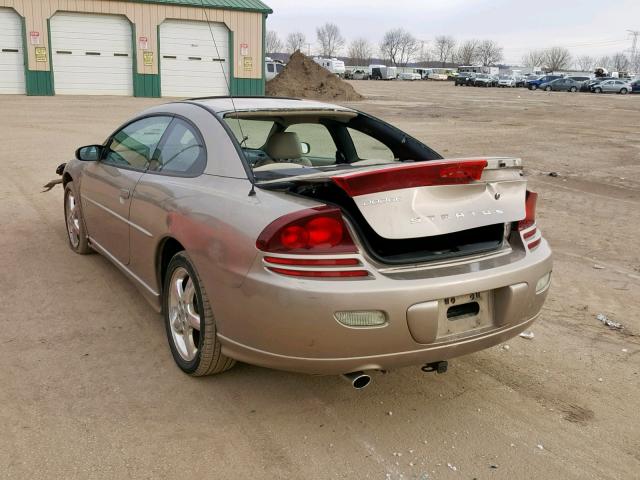 4B3AG52H32E161741 - 2002 DODGE STRATUS R/ TAN photo 3