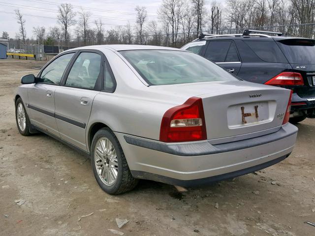 YV1TS94D211204670 - 2001 VOLVO S80 SILVER photo 3