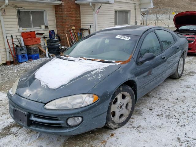 2B3HD56M14H656399 - 2004 DODGE INTREPID E GREEN photo 2