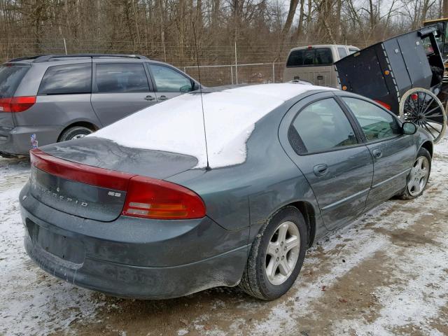 2B3HD56M14H656399 - 2004 DODGE INTREPID E GREEN photo 4