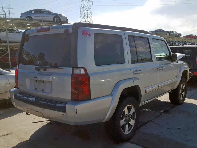 1J8HG48K86C293562 - 2006 JEEP COMMANDER 银色 照片 4