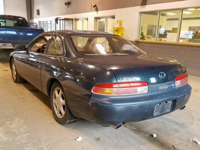 JT8JZ31C8S0029297 - 1995 LEXUS SC 300 GREEN photo 3