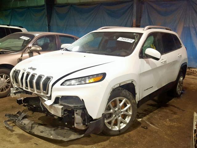 1C4PJLCS3EW102956 - 2014 JEEP CHEROKEE L WHITE photo 2