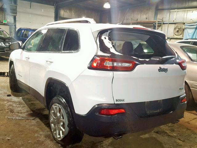 1C4PJLCS3EW102956 - 2014 JEEP CHEROKEE L WHITE photo 3