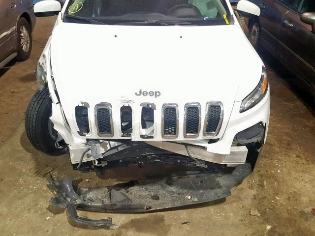 1C4PJLCS3EW102956 - 2014 JEEP CHEROKEE L WHITE photo 7