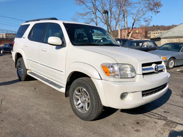 5TDBT48A46S268091 - 2006 TOYOTA SEQUOIA LI WHITE photo 1