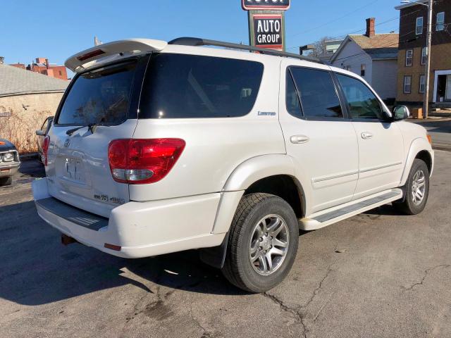 5TDBT48A46S268091 - 2006 TOYOTA SEQUOIA LI WHITE photo 4