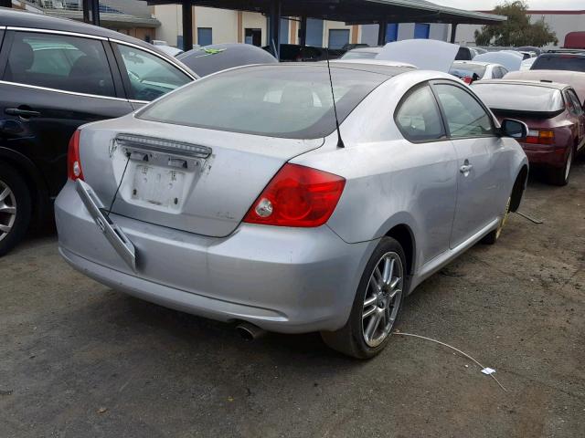 JTKDE177770198929 - 2007 TOYOTA SCION TC GRAY photo 4