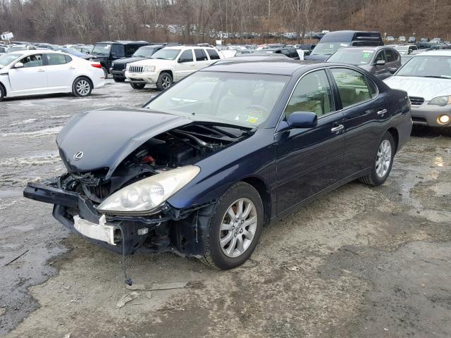 JTHBF30G130140955 - 2003 LEXUS ES 300 BLUE photo 2