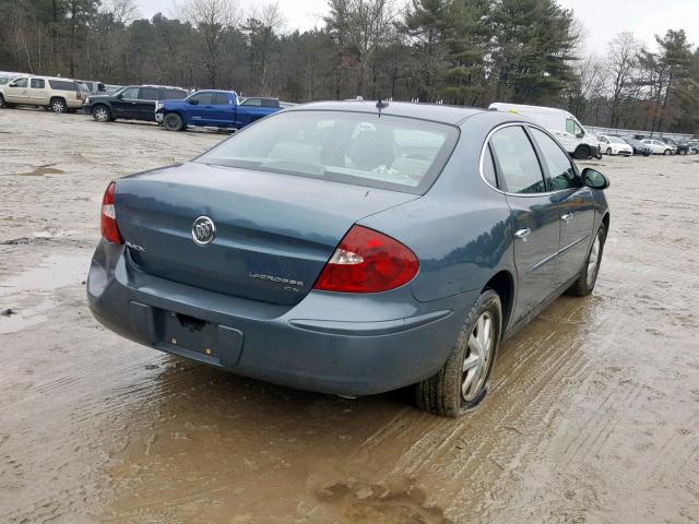 2G4WC582761128569 - 2006 BUICK LACROSSE C BLUE photo 4