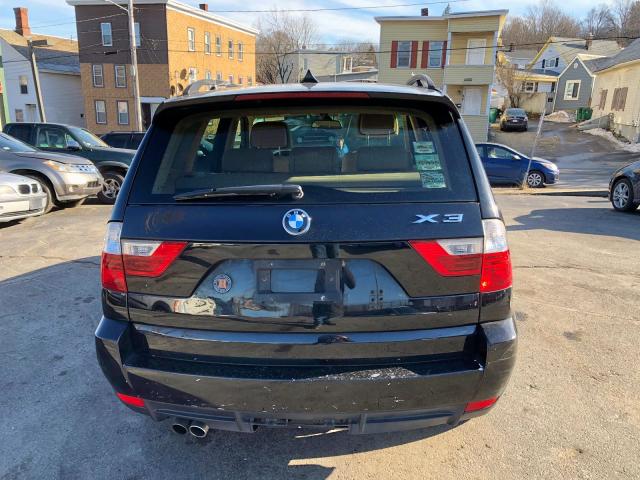 WBXPC93478WJ10662 - 2008 BMW X3 3.0SI BLACK photo 4