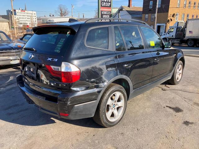 WBXPC93478WJ10662 - 2008 BMW X3 3.0SI BLACK photo 5